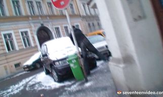 Attractive brunette Ellen E got fucked in front of the camera because it felt like fun