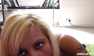 Lusty girl Scarlett A is enjoying a really hardcore fuck