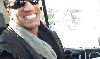 Tasty busty brunette darling Angelina Valentine whimpers while being penetrated by a thick big cock